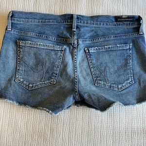 Citizens of Humanity low-rise denim shorts